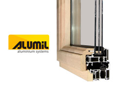 Профіль для алюмінієво-дерев'яних вікон Alumil